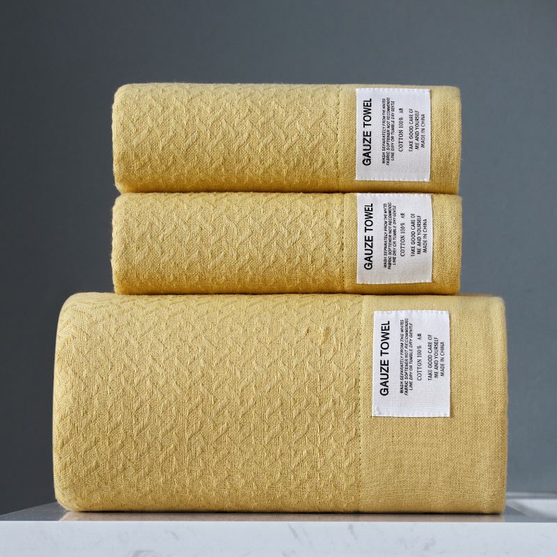 Kupaći ručnik od 100% pamuka, 32 niti, ravna tkanina, 300–400 g