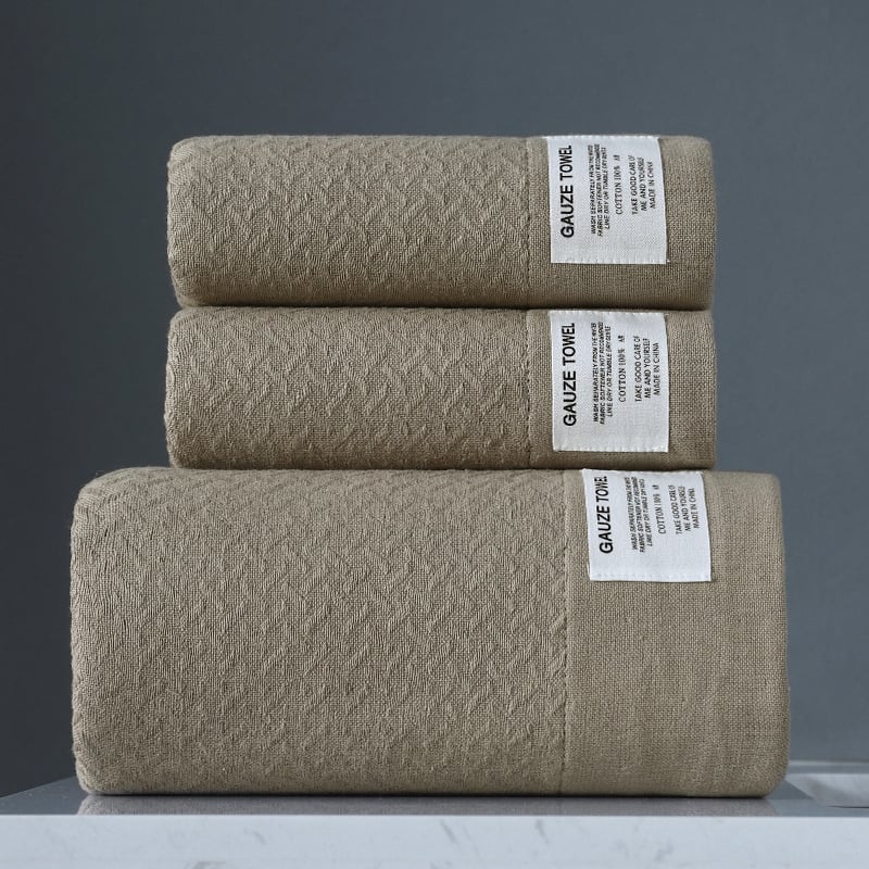 Kupaći ručnik od 100% pamuka, 32 niti, ravna tkanina, 300–400 g
