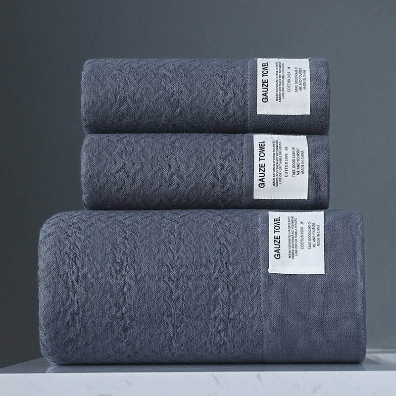 Kupaći ručnik od 100% pamuka, 32 niti, ravna tkanina, 300–400 g