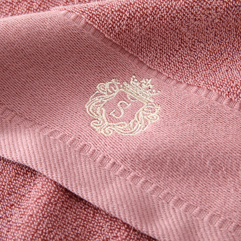 Ručnik za lice od 100% pamuka, izvezeni, Plain weave, 32S pređa, 100–120 g