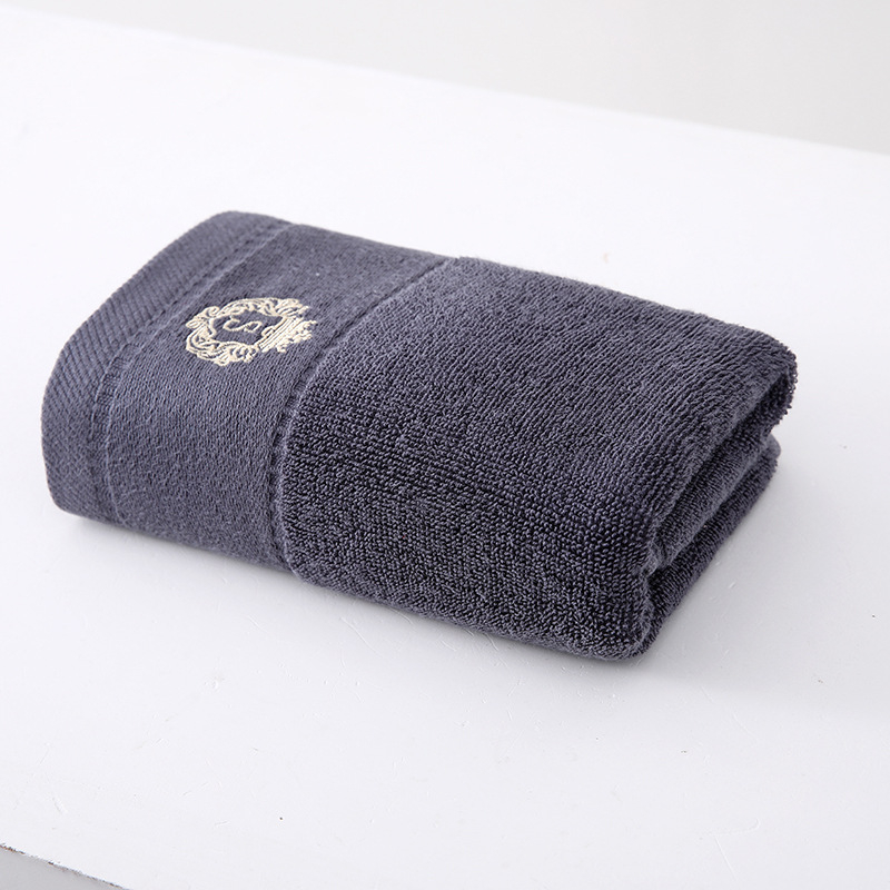 Ručnik za lice od 100% pamuka, izvezeni, Plain weave, 32S pređa, 100–120 g
