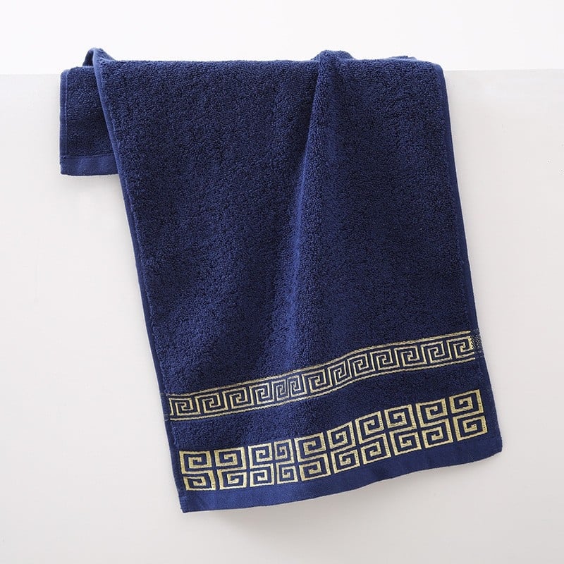 Памучен комплект кърпи за баня, меки за дома, 32-плътна прежда, тегло 100 g/380 g, възможно бродиране на лого