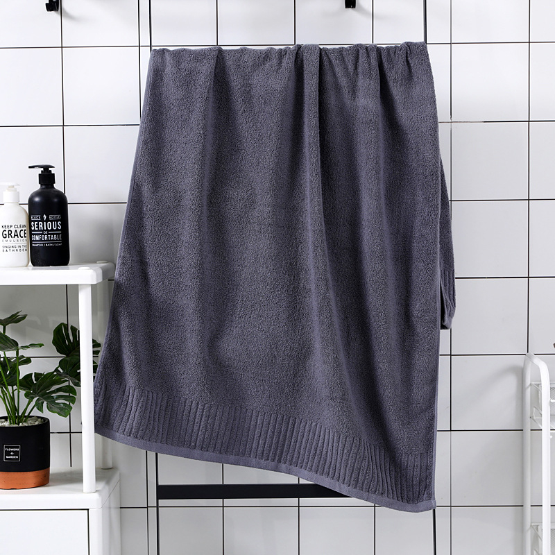 Set ručnika za kupanje i plažu od pamuka dugih vlakana, debeli, 300–400 g, 150D nit, obična tkanina