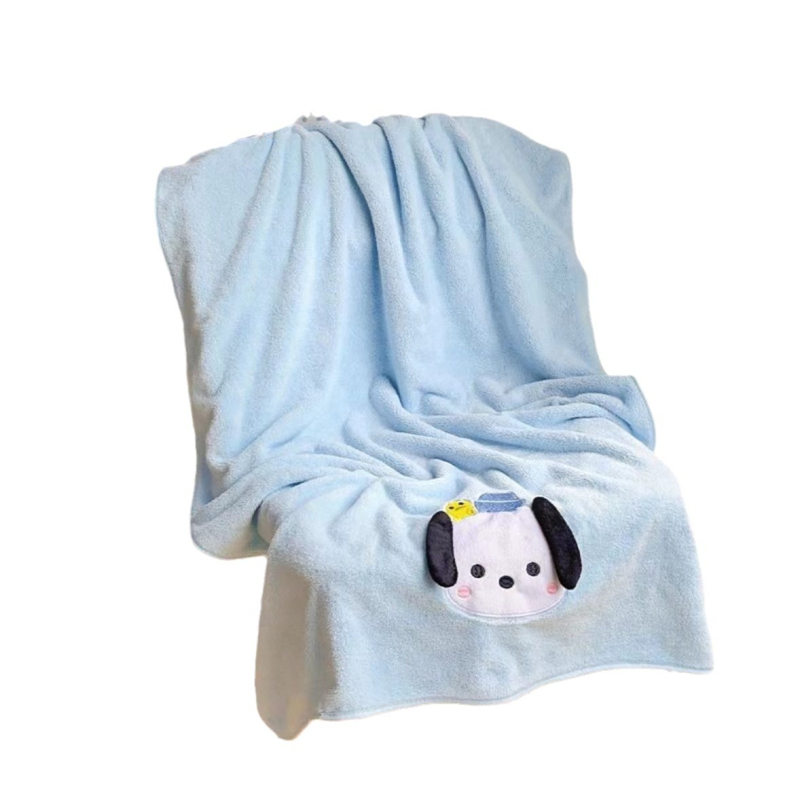 Карикатурен Пача Дог комплект хавлии от коралов флис, 450 г+, 32s прежда, обикновено тъкане