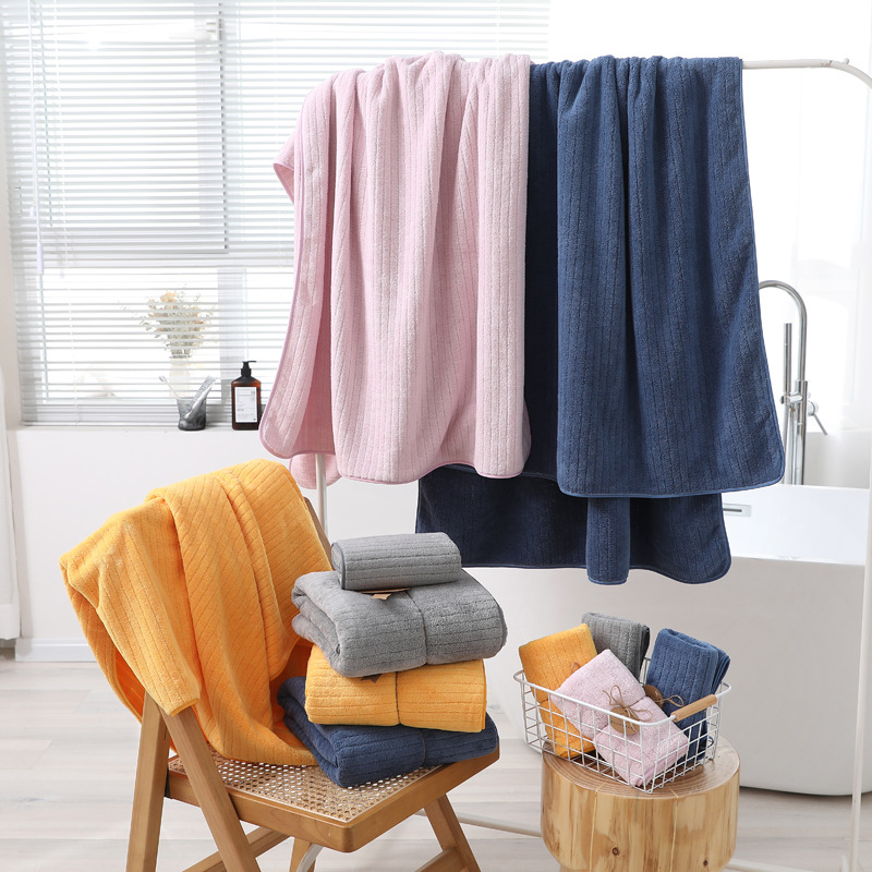 Yimeijing korall fleece fürdőlepedő, 95 g, sima szövésű, nedvszívó és gyorsan száradó