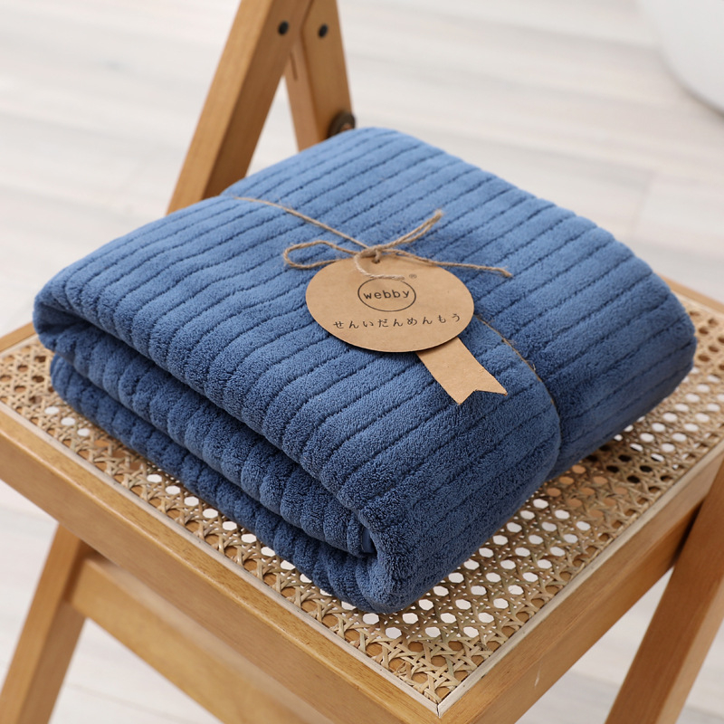 Yimeijing korall fleece fürdőlepedő, 95 g, sima szövésű, nedvszívó és gyorsan száradó