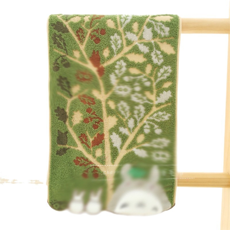 Dječji ručnik od 100% pamuka s jacquard izvezom motivom suncokreta, ravno tkano (100% pamuk, ravno tkano)