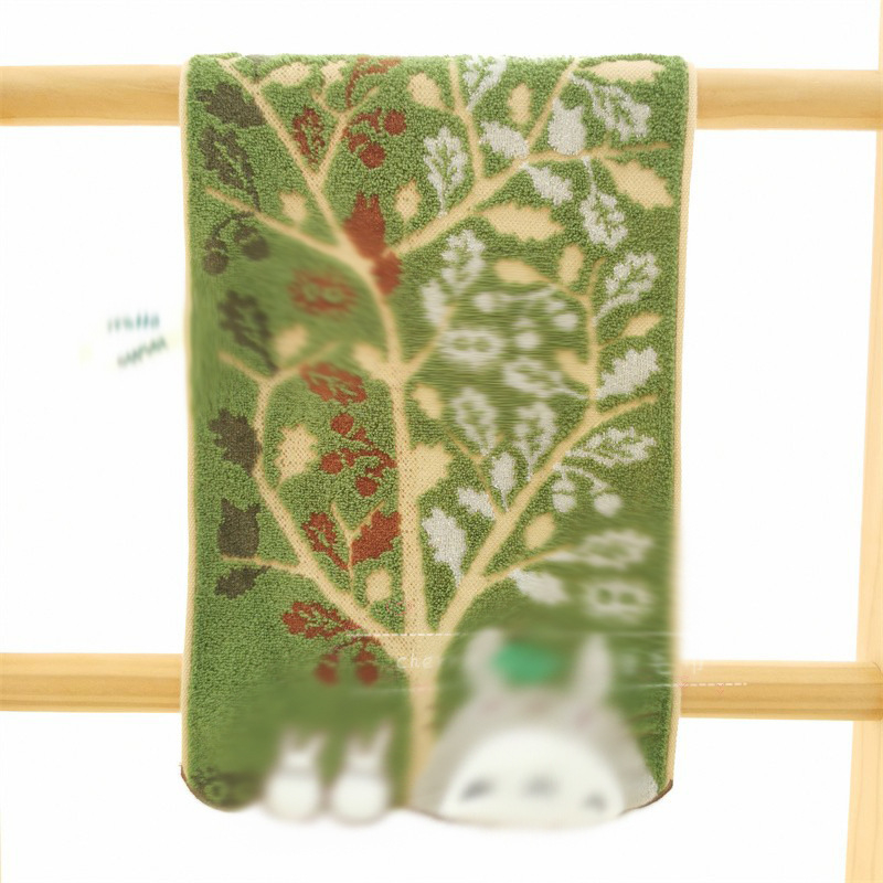 Dječji ručnik od 100% pamuka s jacquard izvezom motivom suncokreta, ravno tkano (100% pamuk, ravno tkano)