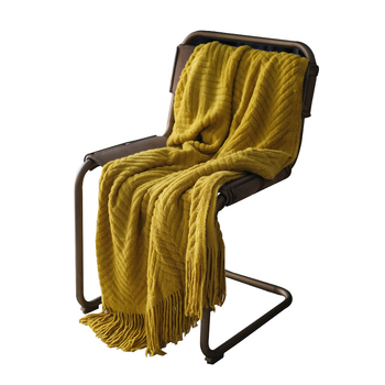 Καναπές ριχτάρι σε αμερικανικό ρετρό στυλ - ακρυλικό, κάτω από 300 g, μονόχρωμο, κατάλληλο για άνοιξη και φθινόπωρο, συρρίκνωση 2-3%