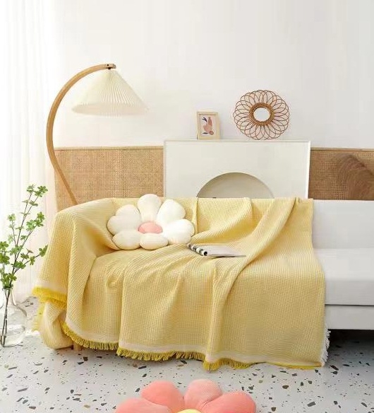 Κάλυμμα καναπέ/ριχτάρι με ρίγες, βαμβάκι, 1000–1499 γρ, άνοιξη–φθινόπωρο, διαθέσιμη παραμετροποίηση επεξεργασίας