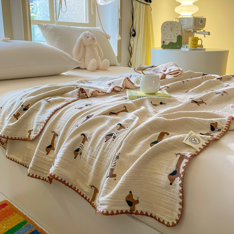 Kūdikio miego pledas iš medvilnės, mažiau nei 300 g, pavasario ir rudens sezonas, šiuolaikiškas paprastas stilius, aukštos kokybės