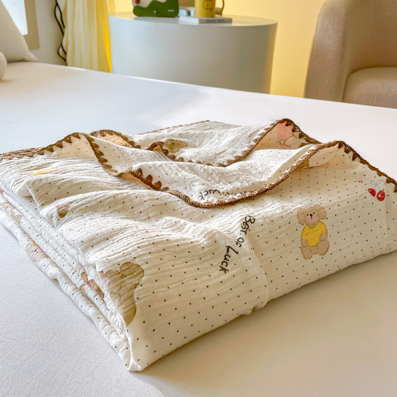 Kūdikio miego pledas iš medvilnės, mažiau nei 300 g, pavasario ir rudens sezonas, šiuolaikiškas paprastas stilius, aukštos kokybės