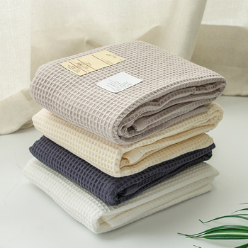 Muji-stil ručnik od 100% pamuka s med-vafl uzorkom, za studentski dom, ručnik za tijelo i lice, 170–200 g, vlakna 21s