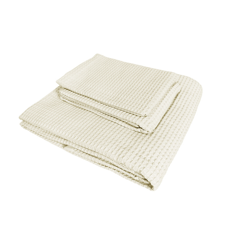 Muji-stil ručnik od 100% pamuka s med-vafl uzorkom, za studentski dom, ručnik za tijelo i lice, 170–200 g, vlakna 21s
