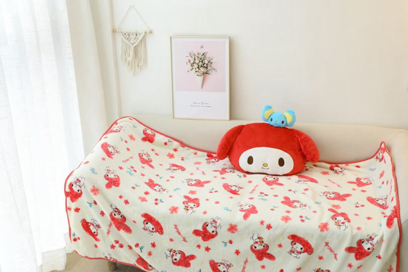 Yan You Cartoon Plyš Deka Coral Fleece, Cartoon Wzor, Ispod 300 g, Za sve sezone