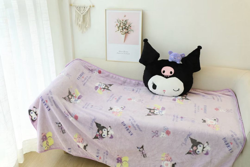 Yan You Cartoon Plyš Deka Coral Fleece, Cartoon Wzor, Ispod 300 g, Za sve sezone