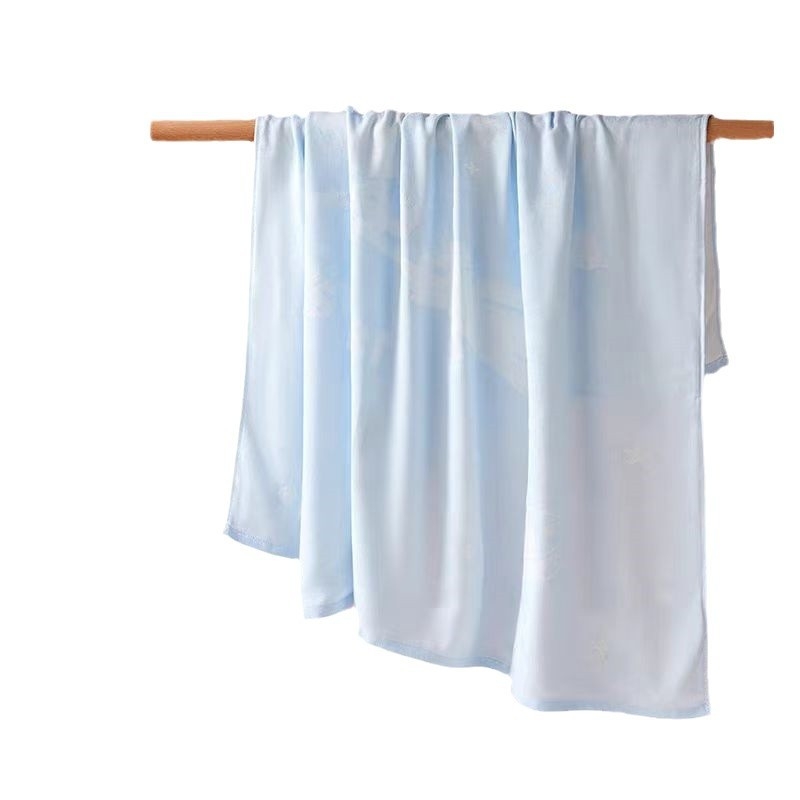 Bērnu segu no bambusa šķiedrām — vasara, viegla, zem 300 g, karikatūras raksts, karikatūras stils