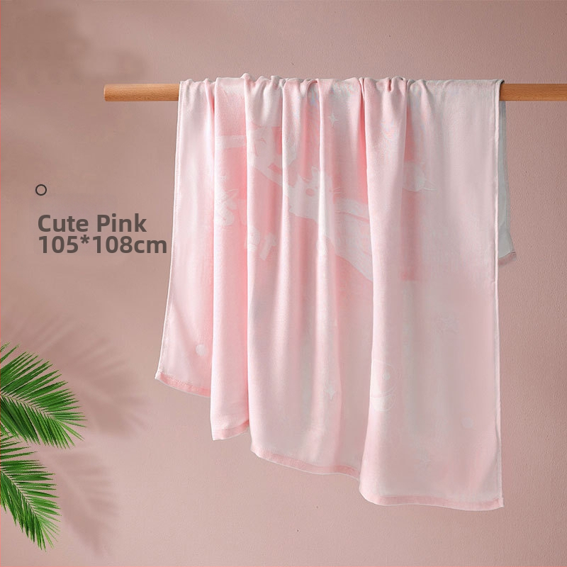 Bērnu segu no bambusa šķiedrām — vasara, viegla, zem 300 g, karikatūras raksts, karikatūras stils