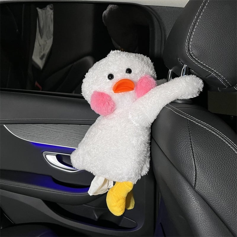 Pliš kutija za maramice u obliku patke za auto i dom – podrijetlo Kina, unutarnja dekoracija