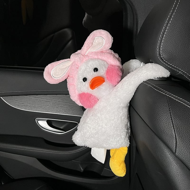 Pliš kutija za maramice u obliku patke za auto i dom – podrijetlo Kina, unutarnja dekoracija