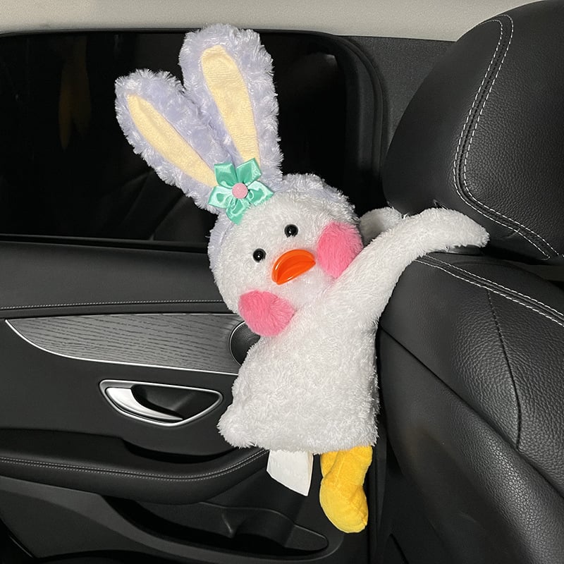 Pliš kutija za maramice u obliku patke za auto i dom – podrijetlo Kina, unutarnja dekoracija