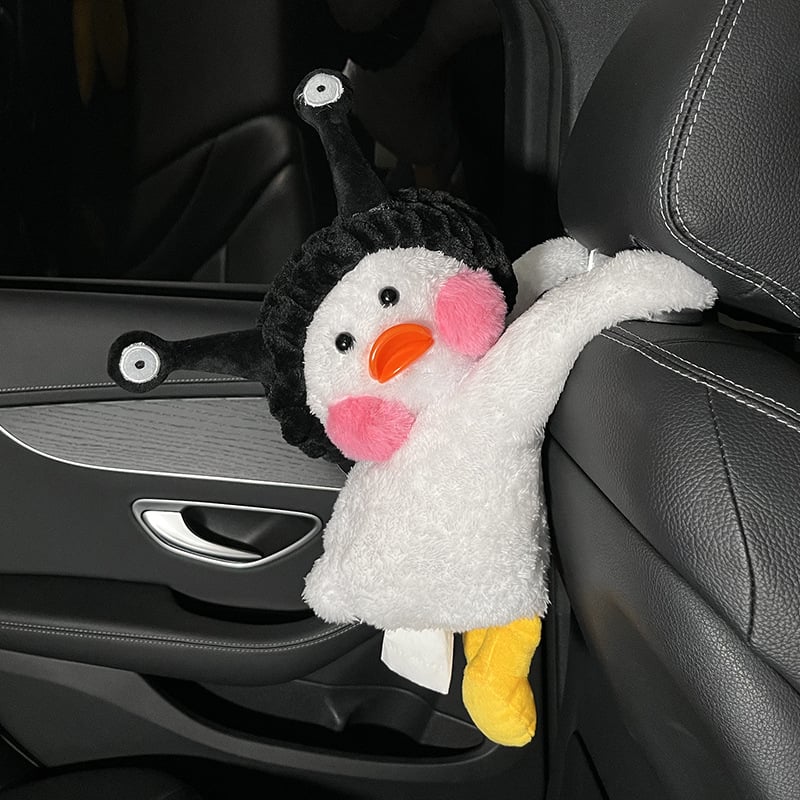 Pliš kutija za maramice u obliku patke za auto i dom – podrijetlo Kina, unutarnja dekoracija