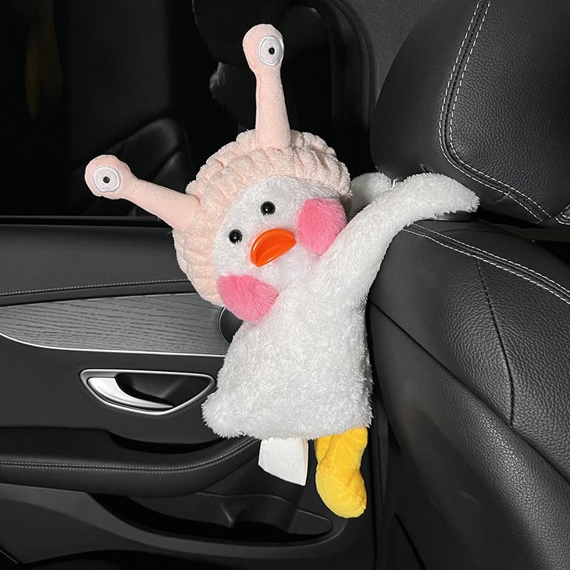 Pliš kutija za maramice u obliku patke za auto i dom – podrijetlo Kina, unutarnja dekoracija