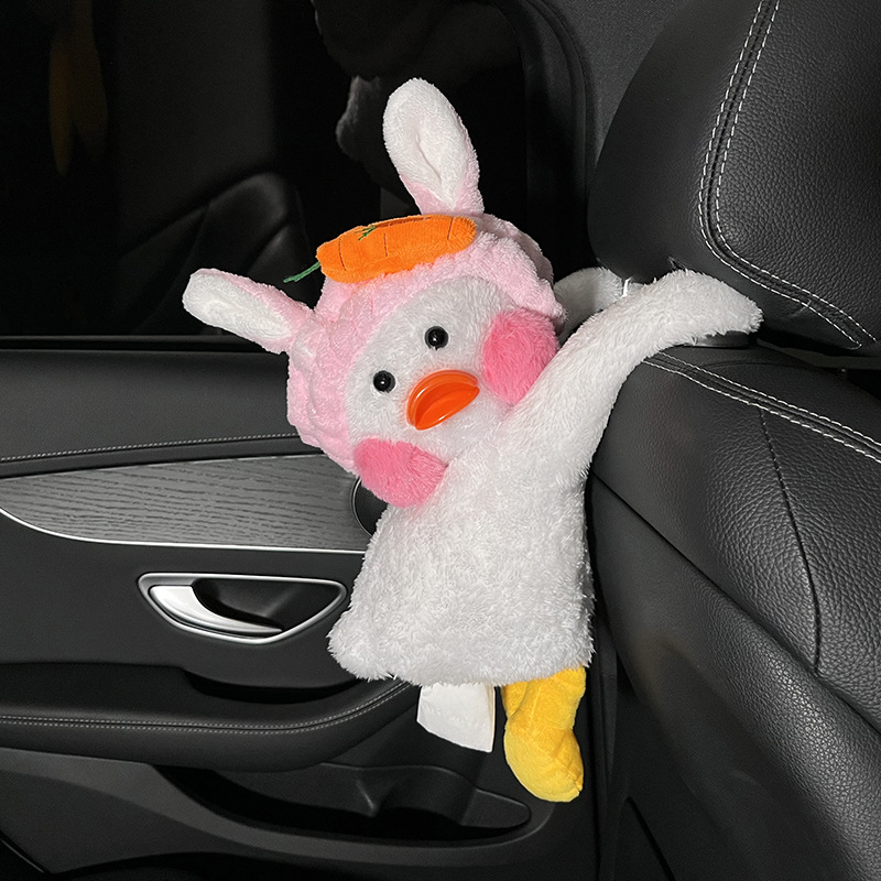 Pliš kutija za maramice u obliku patke za auto i dom – podrijetlo Kina, unutarnja dekoracija