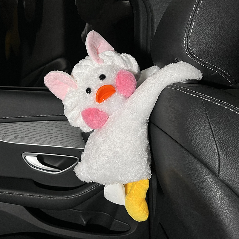 Pliš kutija za maramice u obliku patke za auto i dom – podrijetlo Kina, unutarnja dekoracija