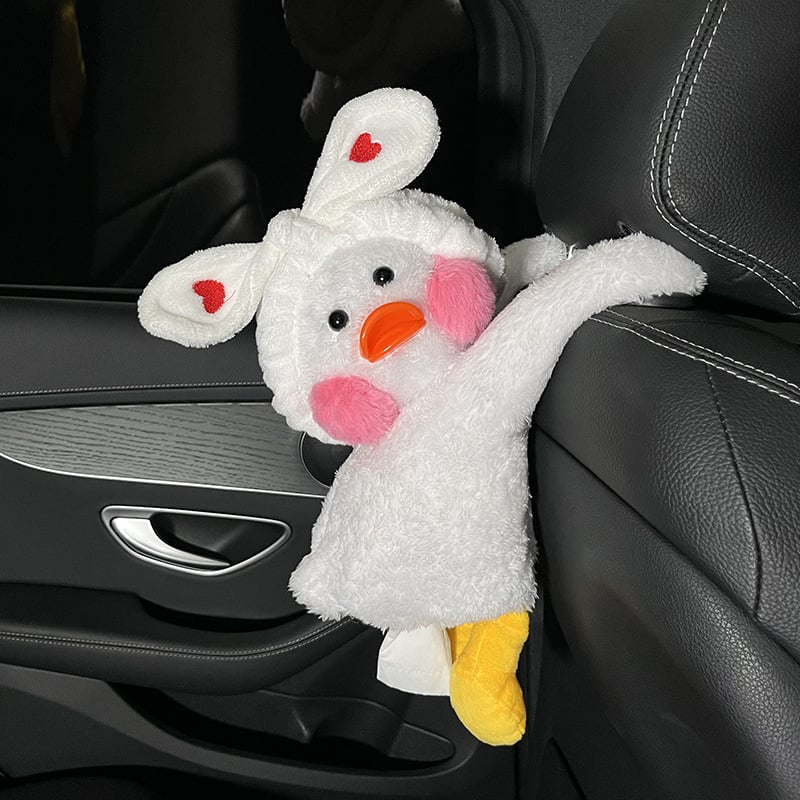 Pliš kutija za maramice u obliku patke za auto i dom – podrijetlo Kina, unutarnja dekoracija