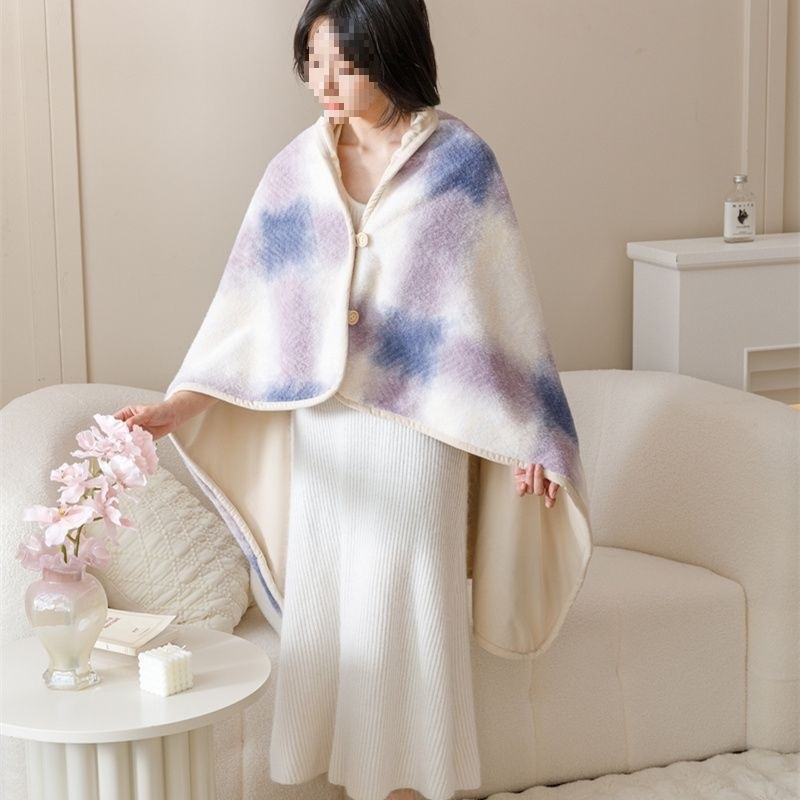 Nordijski stil šal-deka za uredske dremke i kauč, 330–340 g/m², debela za jesen-zimu, kategorija deka od flisa