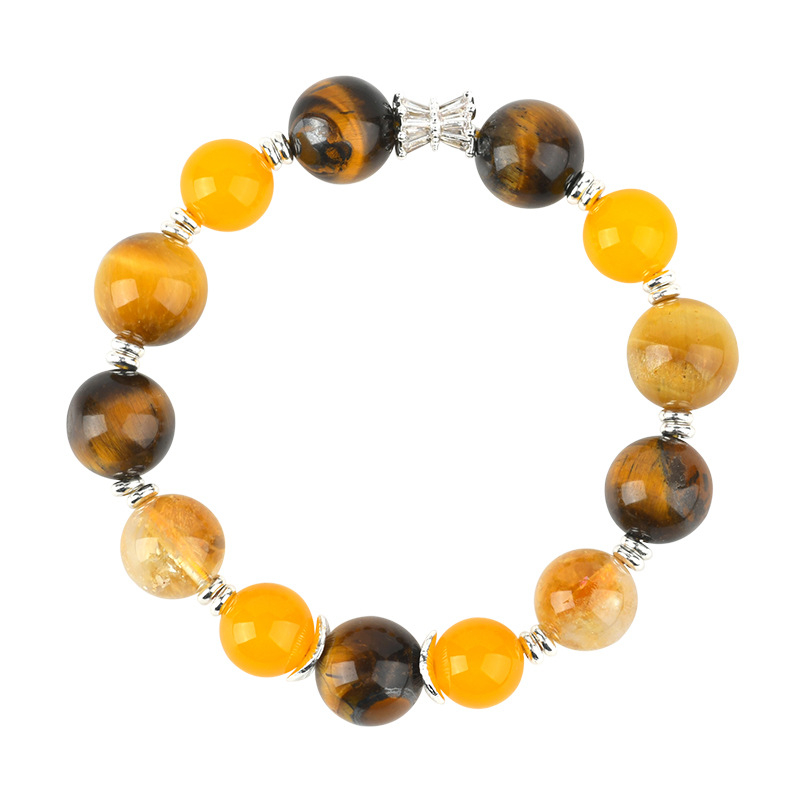 Кристална гривна с пет елемента - ръчна изработка, женски национален стил, асортимент от кристали, персонализирана