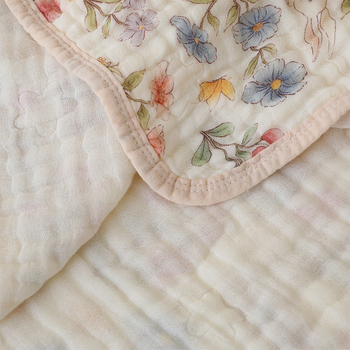 Bejbi kupaći ručnik od gaze s jacquard tiskom, 300–400 g, prilagodljiva obrada