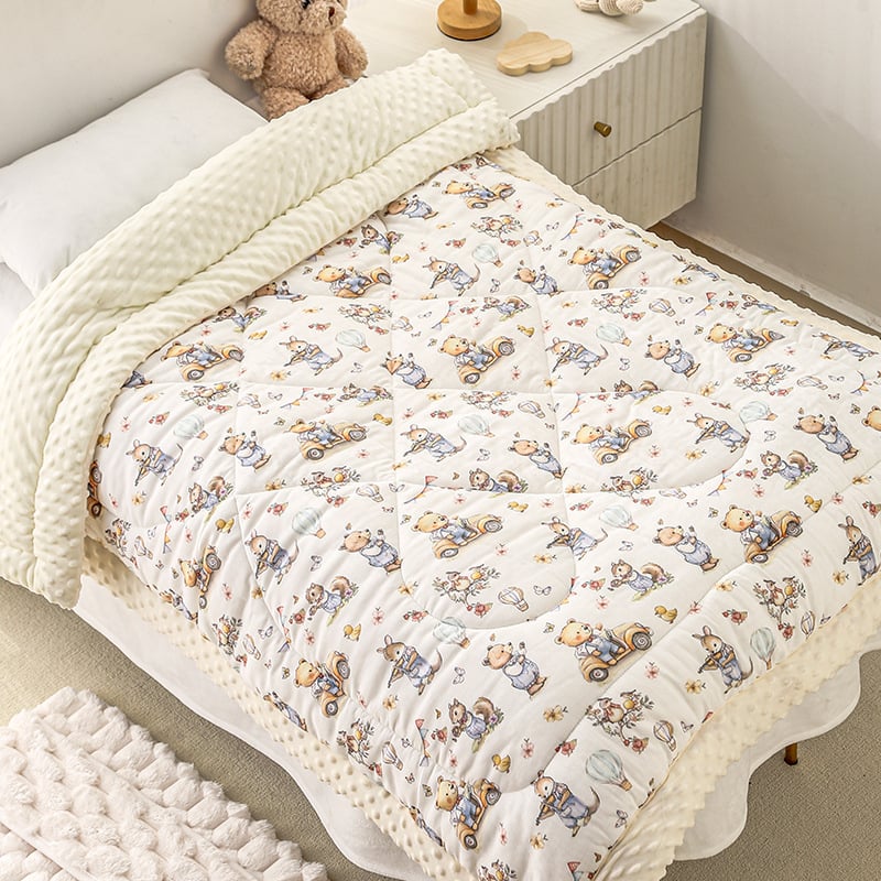 Bean antklodė kūdikiams ir vaikams - bambukų pluoštas, visų sezonų, animacinio stiliaus, 500–800 g, tinkama nuo naujagimio iki 6 metų