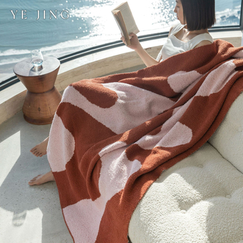 Deka u korejskom stilu s geometrijskim uzorom od poliestera, 1000–1499 g, toplina za sva četiri godišnja doba, za dnevni boravak i kauč