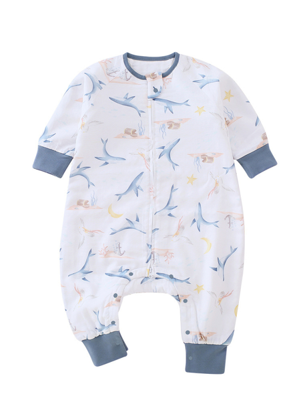 Sac de dormit pentru copii din fibre de bambus cu căptușeală din bambus, umplutură din fibră de celuloză regenerată, mâneci detașabile, antibacterian și absorbant de umiditate, pentru toate sezoanele.