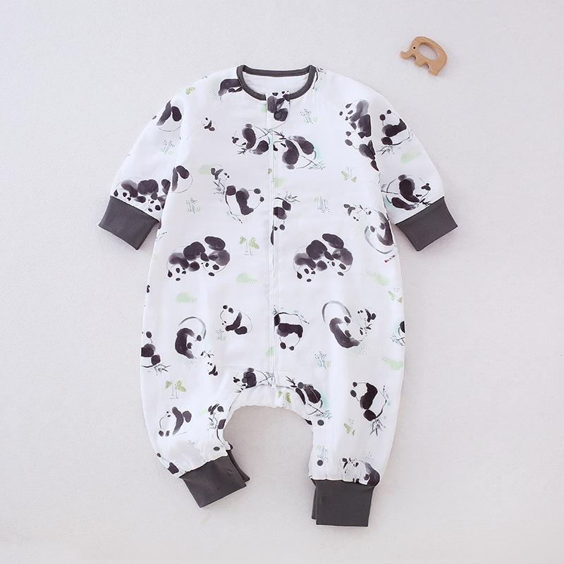 Sac de dormit pentru copii din fibre de bambus cu căptușeală din bambus, umplutură din fibră de celuloză regenerată, mâneci detașabile, antibacterian și absorbant de umiditate, pentru toate sezoanele.