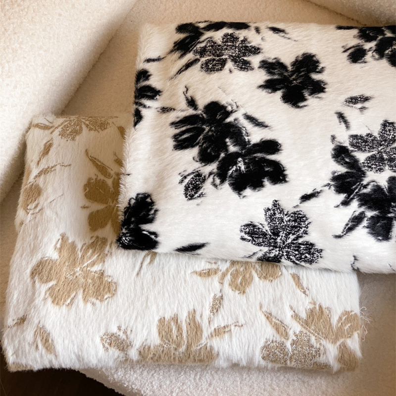 Cvjetna Jacquard velur deka s resicama – plišasti debeli pokrivač za kauč, 3,0–3,5 kg, proljeće i jesen