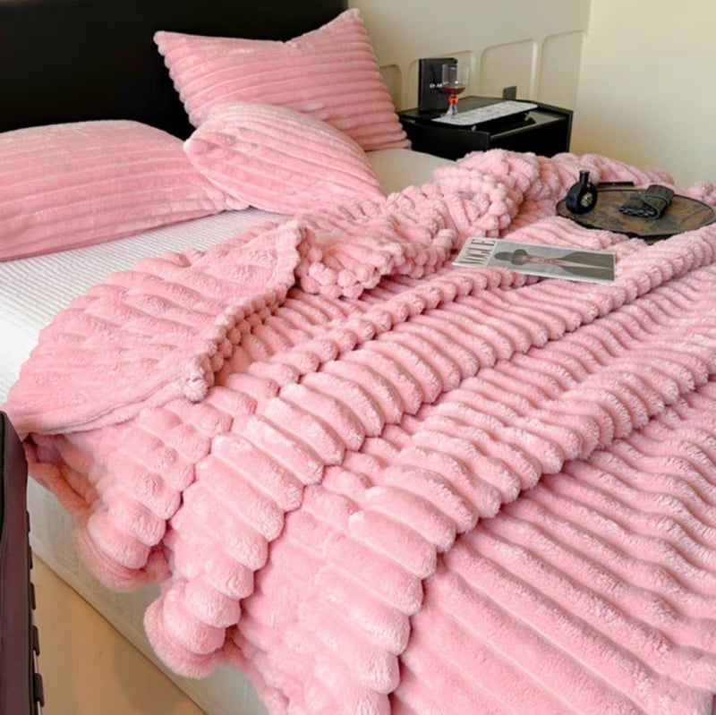 Deka za kauč od poliester flisa, 500–800 g, jednobojna, moderan minimalistički stil