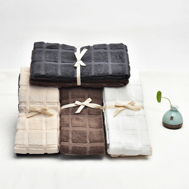 Pamukani ručnik za lice bez otiska, za kućnu upotrebu, ravna tkanina, GSM 100–120, pređa 32, mogućnost prilagođavanja