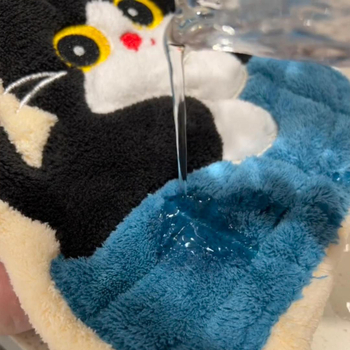 Ručnik za ruke od koralnog flisa, izšiven, 150D, 30–50 g, unisex