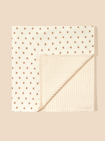 Dječja deka od 100% pamuka, sve-sezone (proljeće–zima), za novorođenčad, cvjetni uzorak, sigurnosna razina A