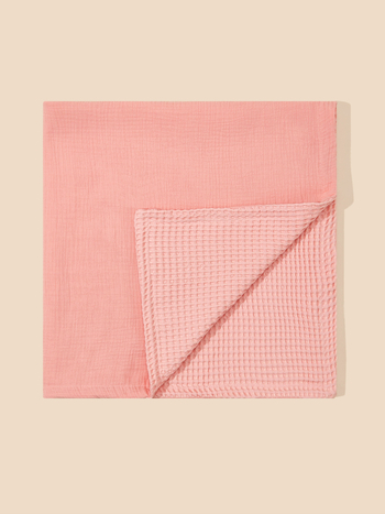 Dječja deka od 100% pamuka, sve-sezone (proljeće–zima), za novorođenčad, cvjetni uzorak, sigurnosna razina A