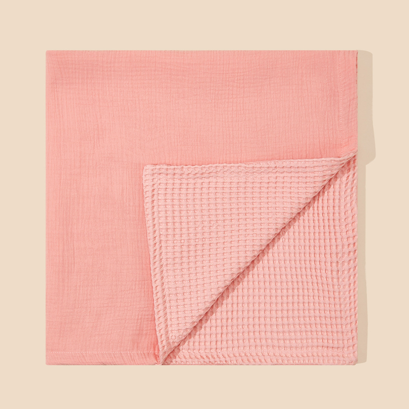 Dječja deka od 100% pamuka, sve-sezone (proljeće–zima), za novorođenčad, cvjetni uzorak, sigurnosna razina A