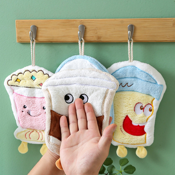 Ruknik za ruke s karikaturnim dizajnom, za vješanje, izvezen, poliester-pamuk