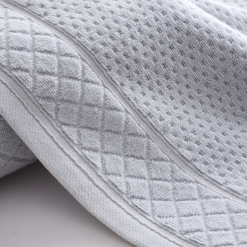 Ručnik za lice od 100% pamuka s pčelinjom mrežastom strukturom, Jacquard pletenina, 32s vlakna, 100–120 g