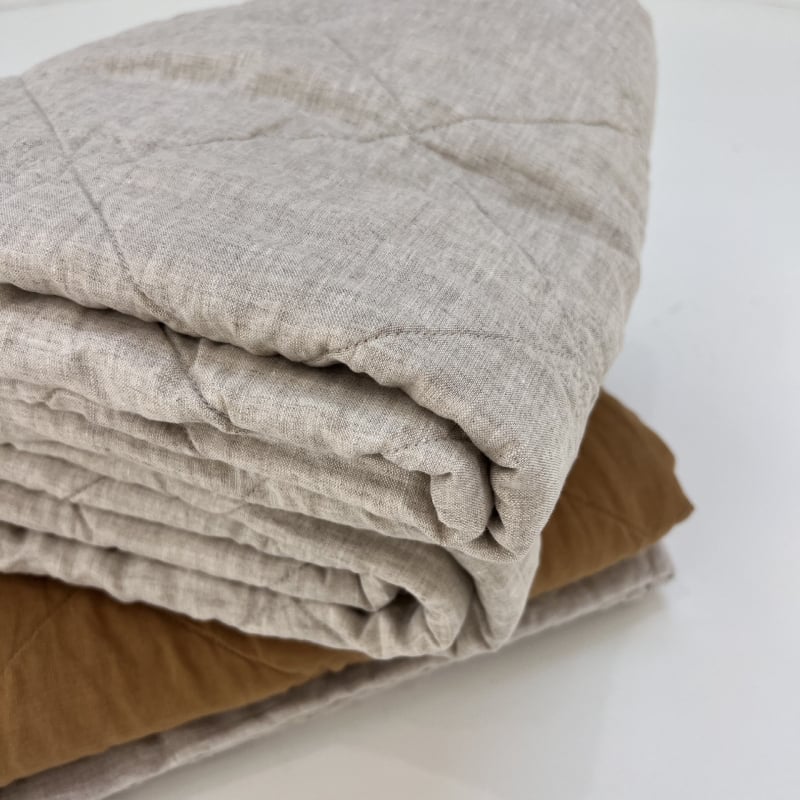 Linane tekk bambuskiu täidisega, kahekülgne ja pestav, kevade ja sügise jaoks, kaal 2–2,5 kg