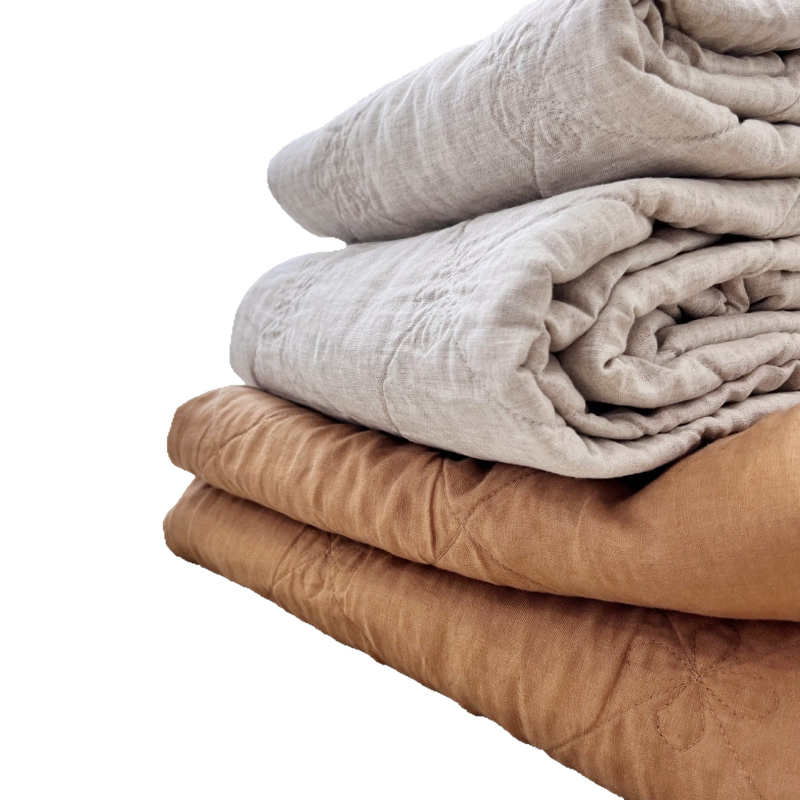 Linane tekk bambuskiu täidisega, kahekülgne ja pestav, kevade ja sügise jaoks, kaal 2–2,5 kg