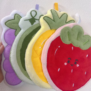 Ruční ručnik od koralnog flisa, viseći, 150D vlakna, obrub, 30–50 g