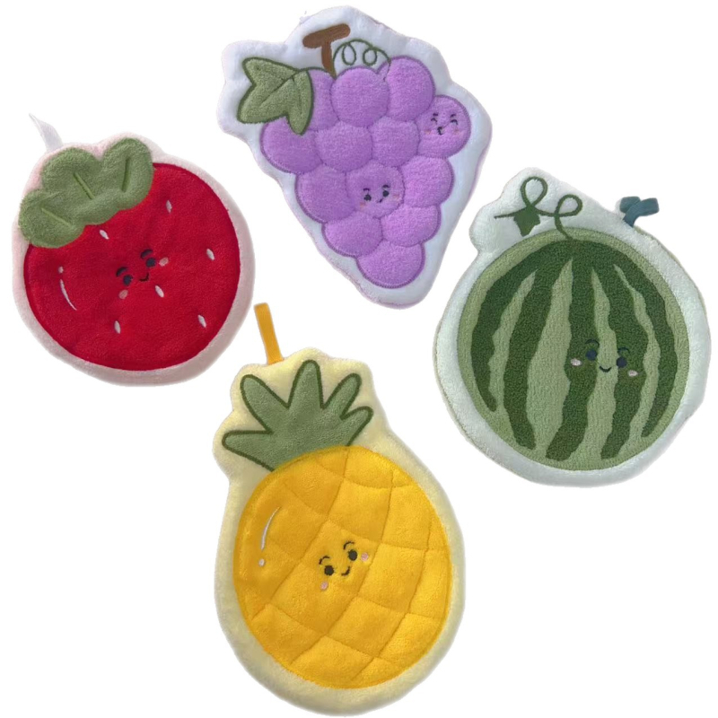 Ruční ručnik od koralnog flisa, viseći, 150D vlakna, obrub, 30–50 g